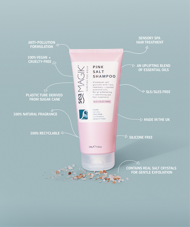 Sea Magik - Pink Salt Clarifying Shampoo and Conditioner (200g + 300ml)