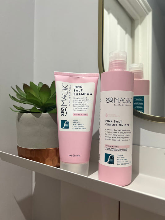 Sea Magik - Pink Salt Clarifying Shampoo and Conditioner (200g + 300ml)